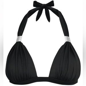 VENUS Black Push Up Bikini Top